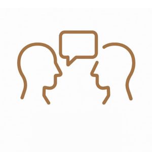 Abordagem humanizada (ícone)